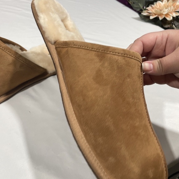 NEW‎ $90 UGG [ Men size 18 US ] Scuff Slipper Shoes in Chestnut Suede - Picture 7 of 16